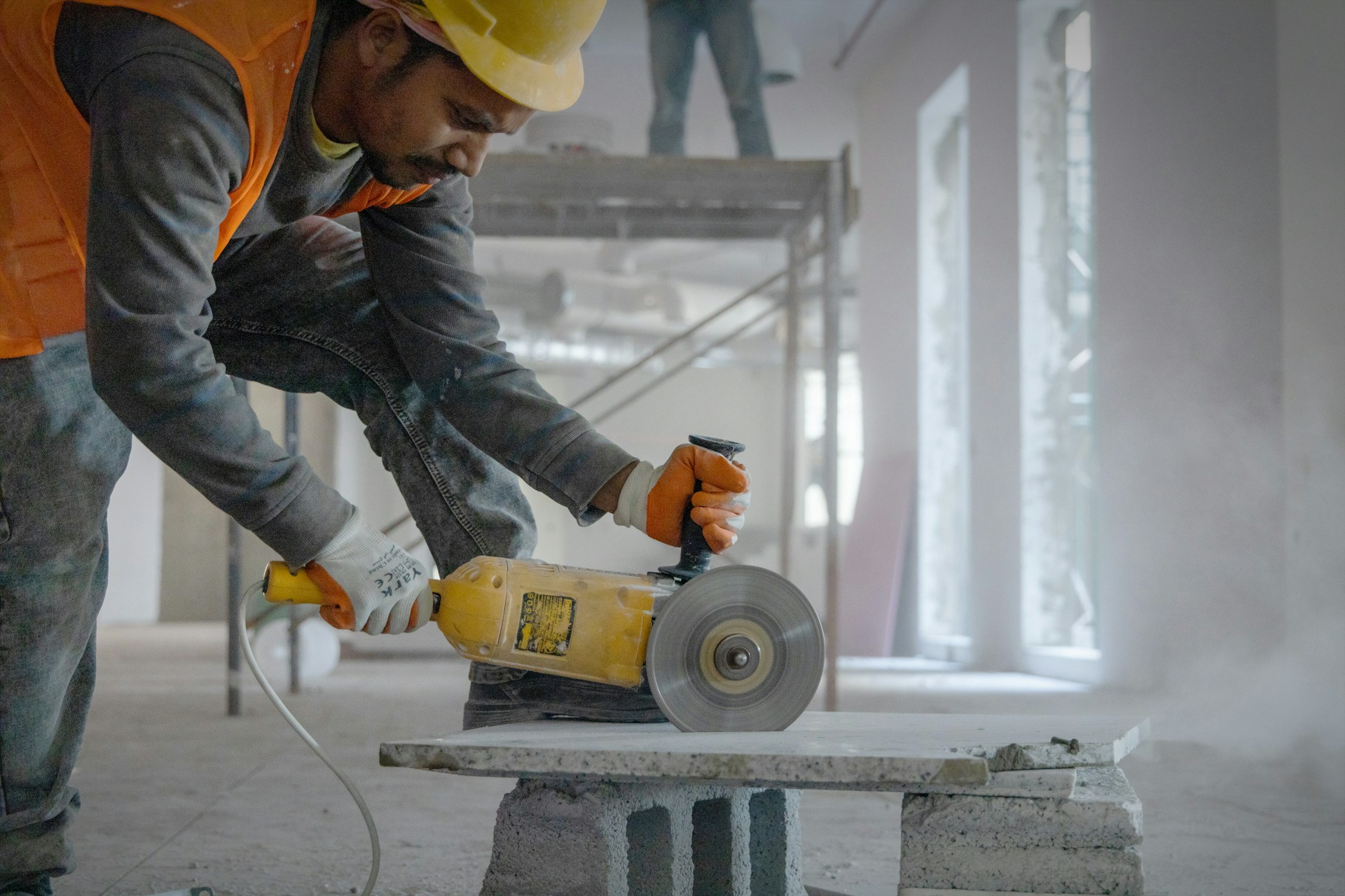 Construction worker on site
