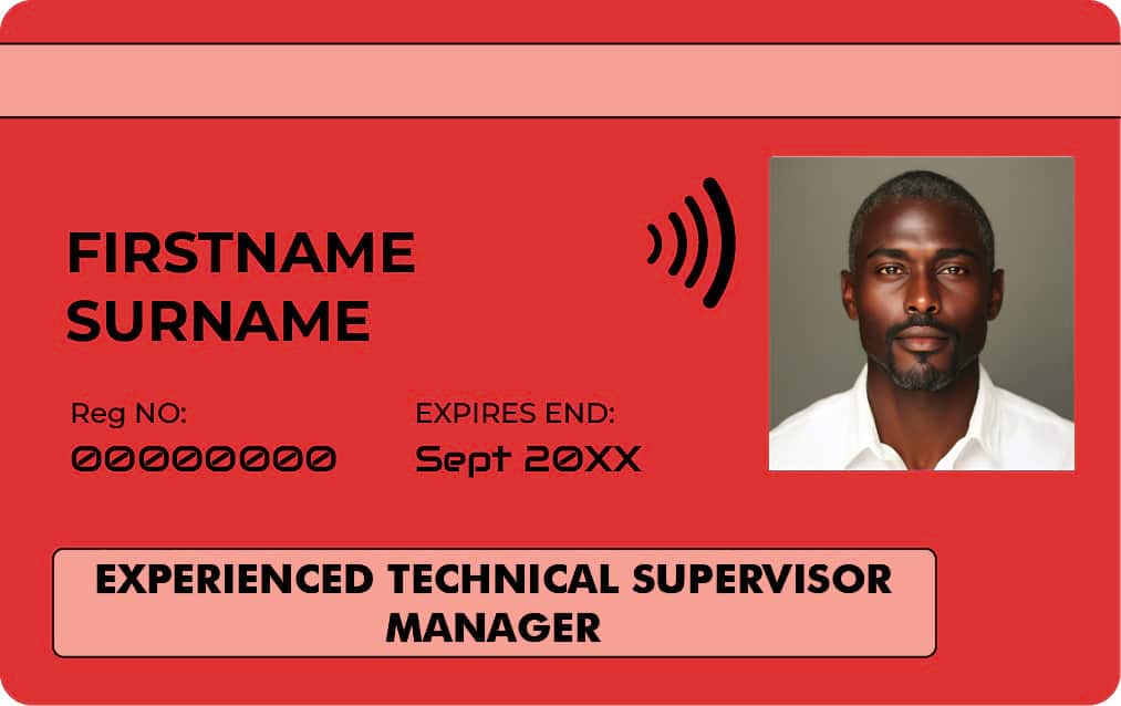 CSCS Red Card - Technical, Supervisor or Manager