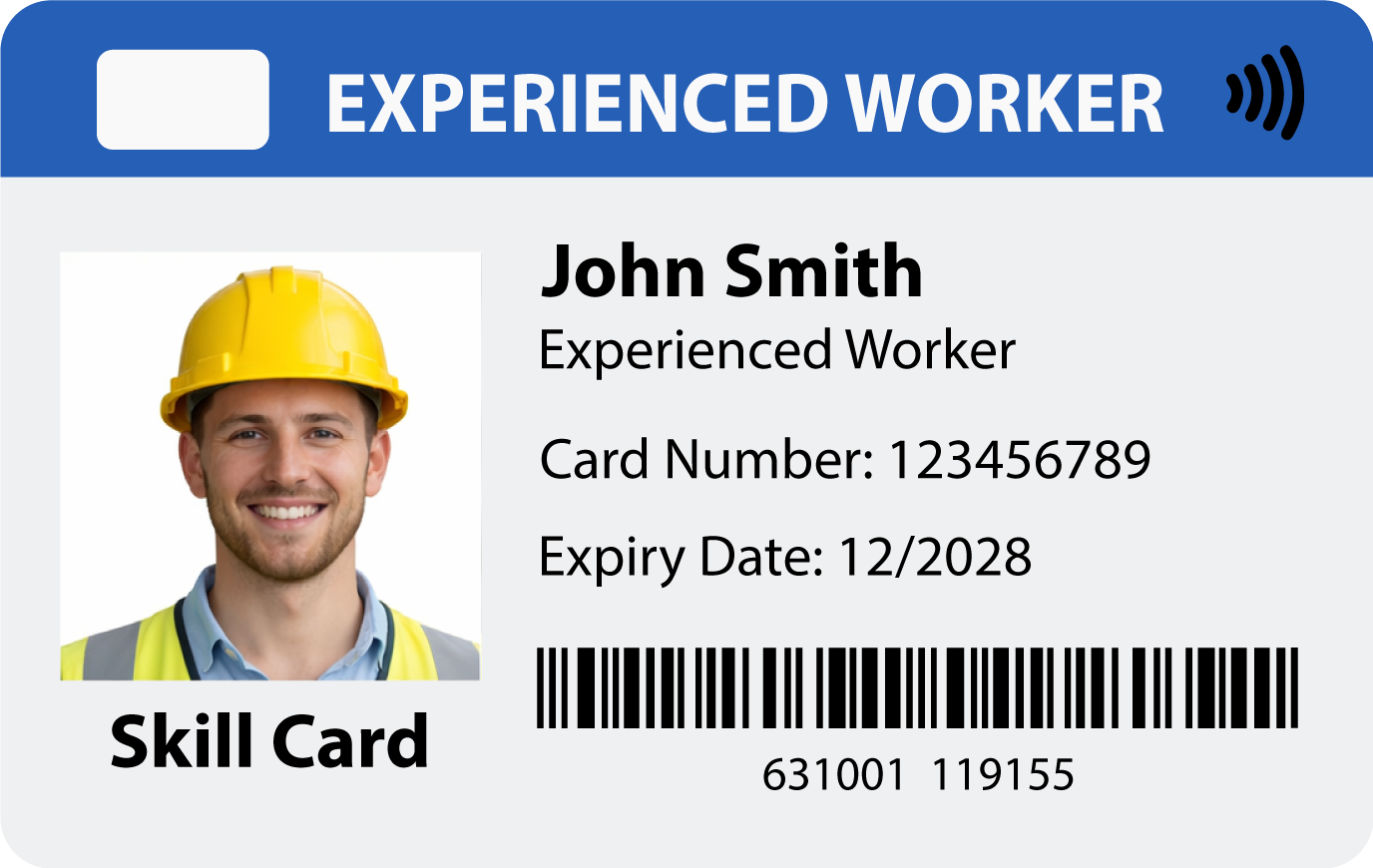 Blue - Experienced Worker