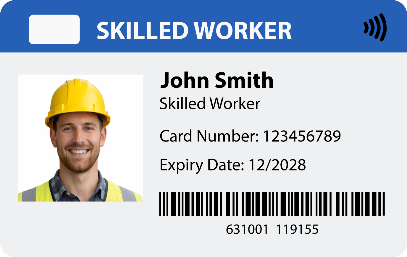 Blue - Skilled Worker